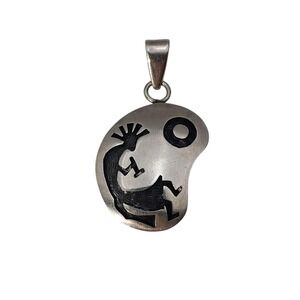 Vintage sterling silver 925 Native American Kokopelli pendant